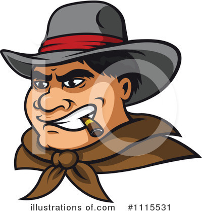 Cowboy Clipart #1115531 by Vector Tradition SM