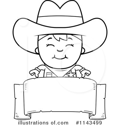 Royalty-Free (RF) Cowboy Clipart Illustration by Cory Thoman - Stock Sample #1143499