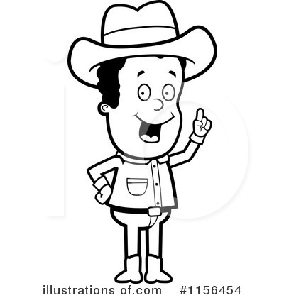 Royalty-Free (RF) Cowboy Clipart Illustration by Cory Thoman - Stock Sample #1156454