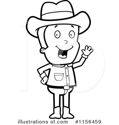 Royalty-Free (RF) Cowboy Clipart Illustration by Cory Thoman - Stock Sample #1156459