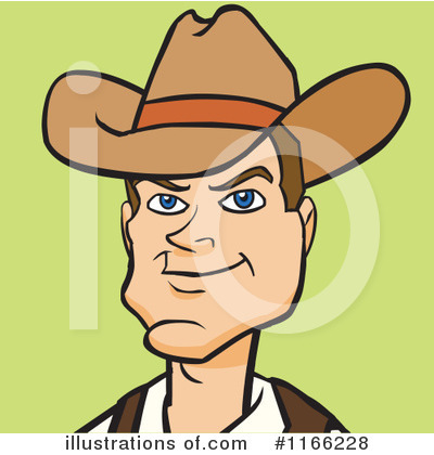 Royalty-Free (RF) Cowboy Clipart Illustration by Cartoon Solutions - Stock Sample #1166228