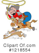 Cowboy Clipart #1218554 by LaffToon