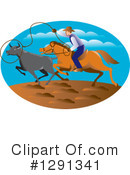 Cowboy Clipart #1291341 by patrimonio