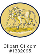 Cowboy Clipart #1332095 by patrimonio
