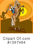 Cowboy Clipart #1367484 by Andy Nortnik