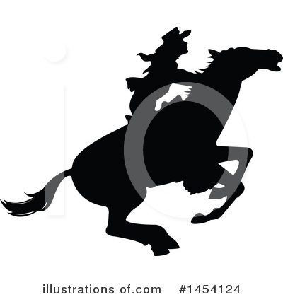 Royalty-Free (RF) Cowboy Clipart Illustration by Pushkin - Stock Sample #1454124