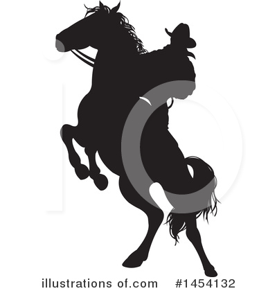 Royalty-Free (RF) Cowboy Clipart Illustration by Pushkin - Stock Sample #1454132