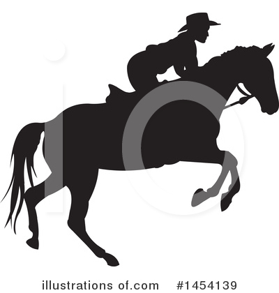 Royalty-Free (RF) Cowboy Clipart Illustration by Pushkin - Stock Sample #1454139