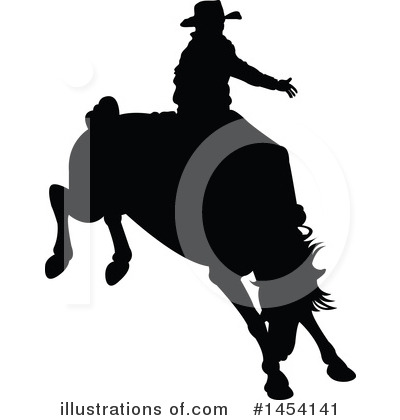 Royalty-Free (RF) Cowboy Clipart Illustration by Pushkin - Stock Sample #1454141