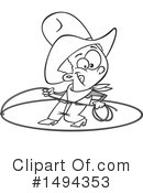 Cowboy Clipart #1494353 by toonaday