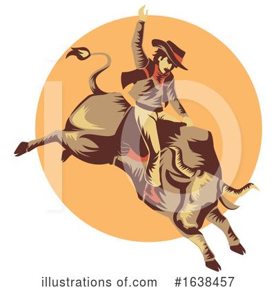 Royalty-Free (RF) Cowboy Clipart Illustration by BNP Design Studio - Stock Sample #1638457
