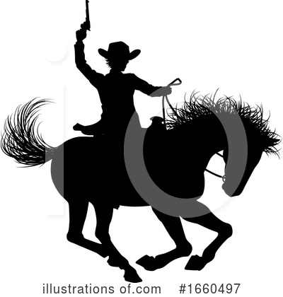 Royalty-Free (RF) Cowboy Clipart Illustration by AtStockIllustration - Stock Sample #1660497