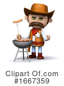 Cowboy Clipart #1667359 by Steve Young