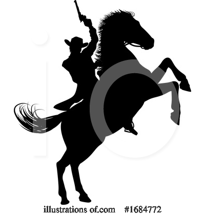 Royalty-Free (RF) Cowboy Clipart Illustration by AtStockIllustration - Stock Sample #1684772