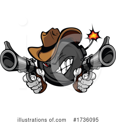Gunslinger Clipart #1736095 by Chromaco