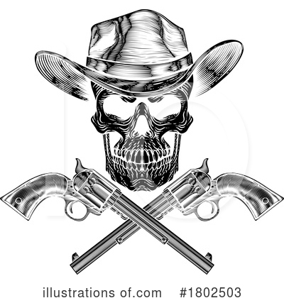 Royalty-Free (RF) Cowboy Clipart Illustration by AtStockIllustration - Stock Sample #1802503