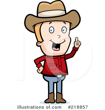 Royalty-Free (RF) Cowboy Clipart Illustration by Cory Thoman - Stock Sample #218857
