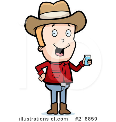 Royalty-Free (RF) Cowboy Clipart Illustration by Cory Thoman - Stock Sample #218859
