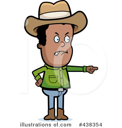 Royalty-Free (RF) Cowboy Clipart Illustration by Cory Thoman - Stock Sample #438354