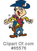 Cowboy Clipart #65576 by Dennis Holmes Designs