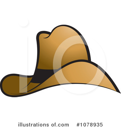 Royalty-Free (RF) Cowboy Hat Clipart Illustration by Lal Perera - Stock Sample #1078935