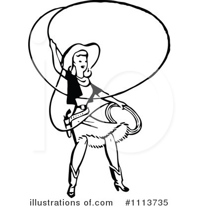 Cowboy Clipart #1113735 by Prawny Vintage