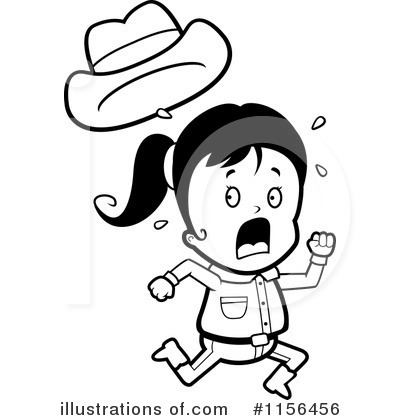 Royalty-Free (RF) Cowgirl Clipart Illustration by Cory Thoman - Stock Sample #1156456
