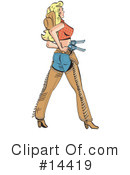 Cowgirl Clipart #14419 by Andy Nortnik