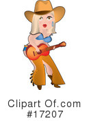 Cowgirl Clipart #17207 by Maria Bell