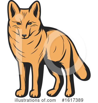 Fox Clipart #1617389 by Vector Tradition SM