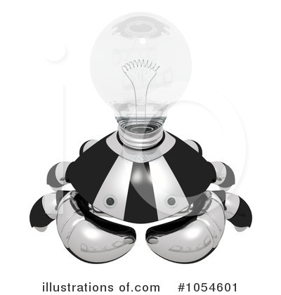Light Bulb Clipart #1054601 by Leo Blanchette