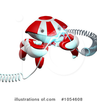 Royalty-Free (RF) Crab Clipart Illustration by Leo Blanchette - Stock Sample #1054608
