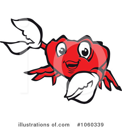 Royalty-Free (RF) Crab Clipart Illustration by Vector Tradition SM - Stock Sample #1060339