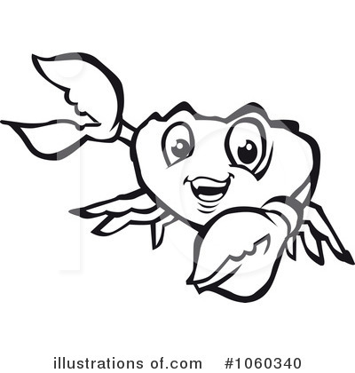Royalty-Free (RF) Crab Clipart Illustration by Vector Tradition SM - Stock Sample #1060340