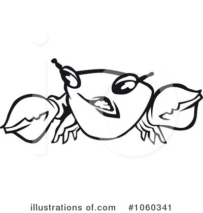 Royalty-Free (RF) Crab Clipart Illustration by Vector Tradition SM - Stock Sample #1060341