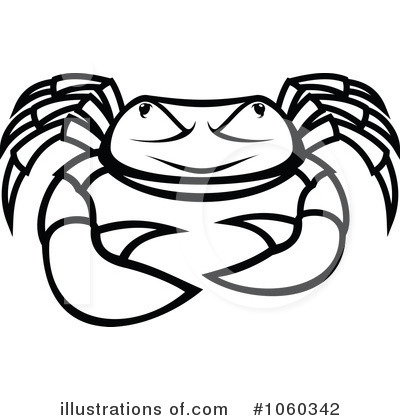 Royalty-Free (RF) Crab Clipart Illustration by Vector Tradition SM - Stock Sample #1060342