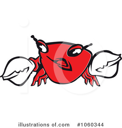 Royalty-Free (RF) Crab Clipart Illustration by Vector Tradition SM - Stock Sample #1060344