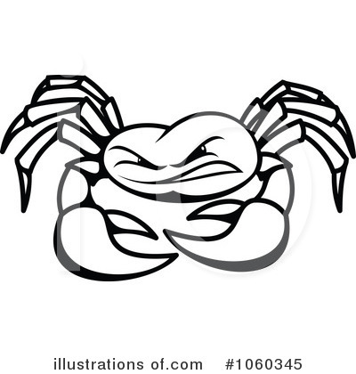 Royalty-Free (RF) Crab Clipart Illustration by Vector Tradition SM - Stock Sample #1060345