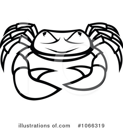 Royalty-Free (RF) Crab Clipart Illustration by Vector Tradition SM - Stock Sample #1066319