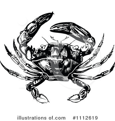 Crab Clipart #1112619 by Prawny Vintage
