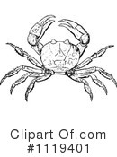 Crab Clipart #1119401 by Prawny Vintage