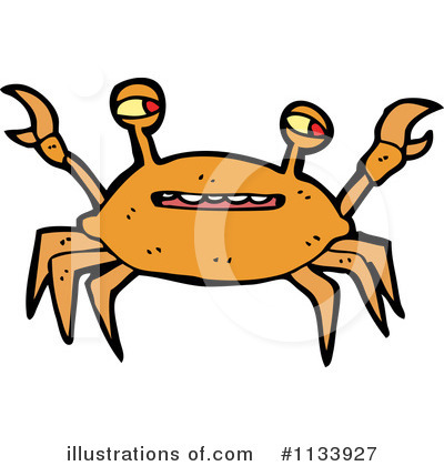 Royalty-Free (RF) Crab Clipart Illustration by lineartestpilot - Stock Sample #1133927