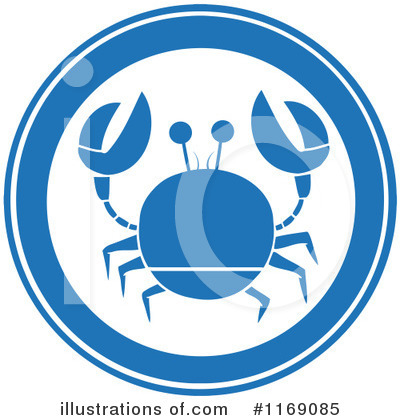 Royalty-Free (RF) Crab Clipart Illustration by Hit Toon - Stock Sample #1169085