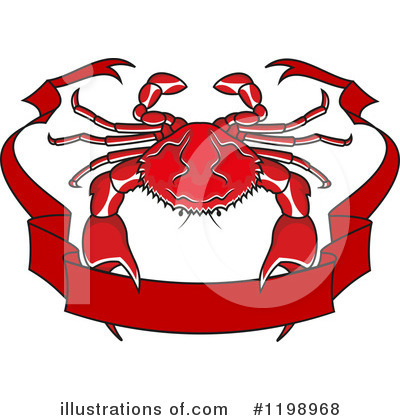 Royalty-Free (RF) Crab Clipart Illustration by Vector Tradition SM - Stock Sample #1198968