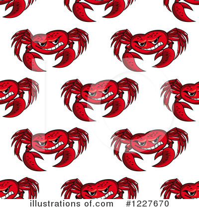 Royalty-Free (RF) Crab Clipart Illustration by Vector Tradition SM - Stock Sample #1227670