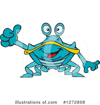 Royalty-Free (RF) Crab Clipart Illustration by Dennis Holmes Designs - Stock Sample #1272808