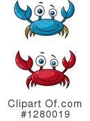 Crab Clipart #1280019 by Vector Tradition SM