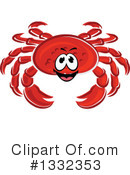 Crab Clipart #1332353 by Vector Tradition SM