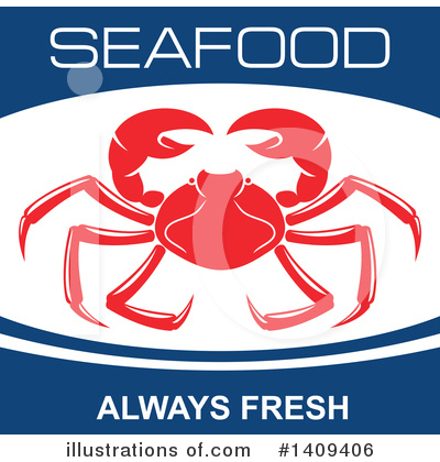 Royalty-Free (RF) Crab Clipart Illustration by Vector Tradition SM - Stock Sample #1409406