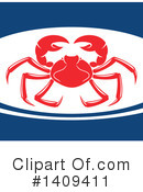 Crab Clipart #1409411 by Vector Tradition SM